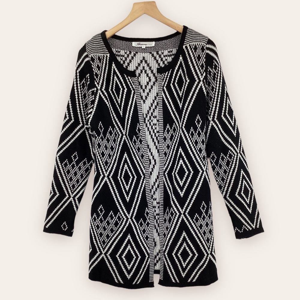 COTTON BLEND CARDIGAN SWEATER